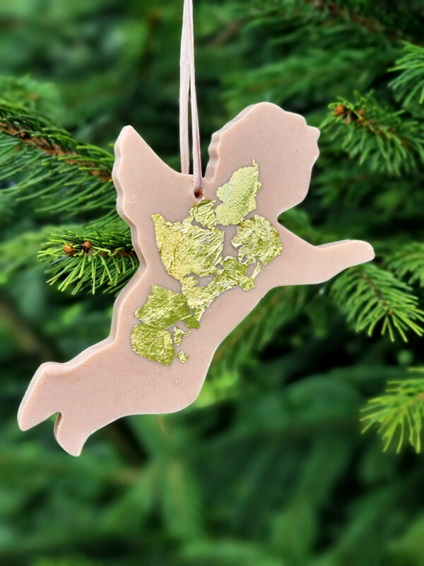 Christmas Ornament Soap in Angel Shape