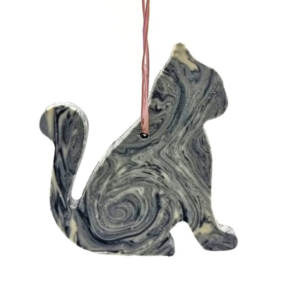 Christmas Soap Ornament in Kitty Cat Shape